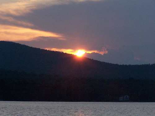 sun lake setting chazylake chazy andyarthur