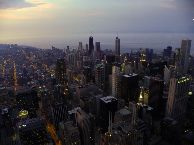 Sunset at Willis Tower, Chicago