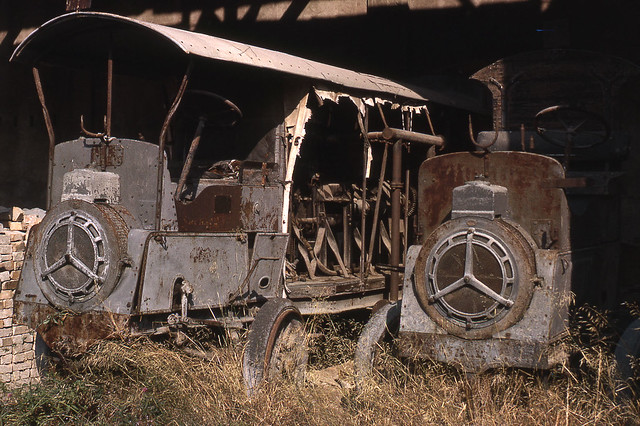 JHM-1966-0259 - Baus-Roux (nord de Nice) - Groupe électrogène de cinéma, peut-être sur un chassis d'autobus