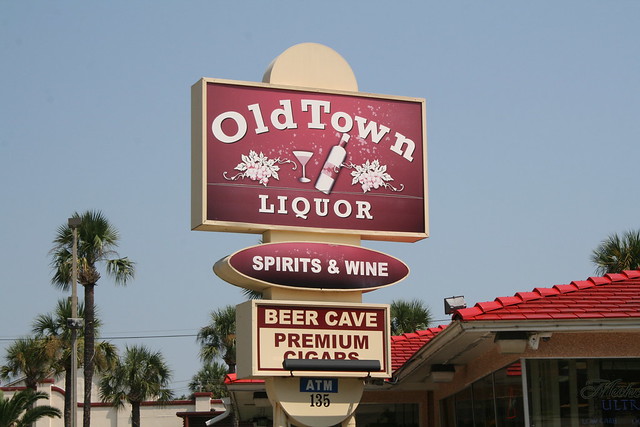 Old Town Liquor sign - St. Augustine, FL