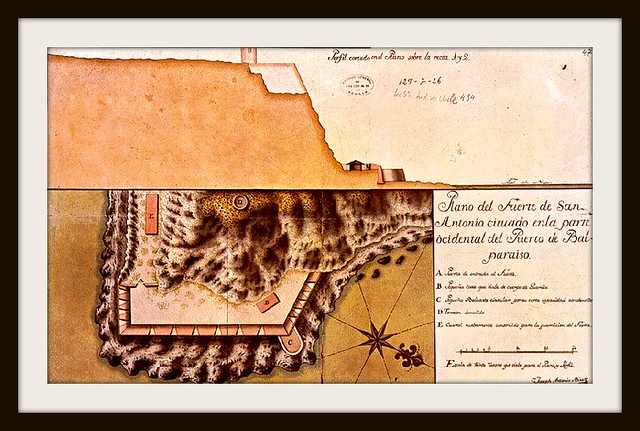 1764 Fuerte San Antonio defensa de Valparaiso, de Jose Antonio Birt