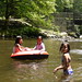 Tubing in the Deep Creek in NC with friends