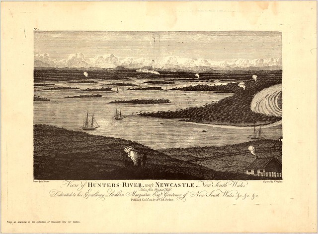 M2324 View of Hunter River near Newcastle N.S.W. taken from Prospect Hill, 1812.
