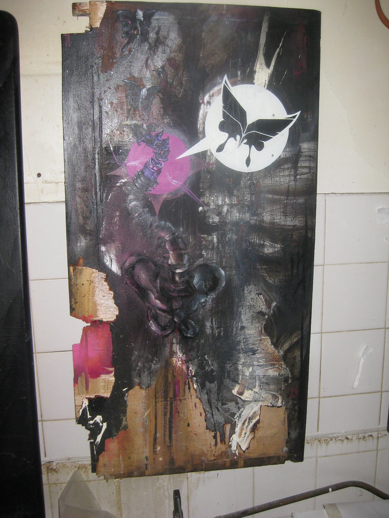 DORSAL-FLY | mixed media on aged wood Barnacus Knocks 2010 | Barnacus ...