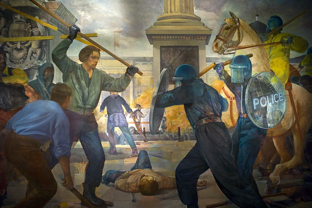 Painting of the Poll Tax Uprising