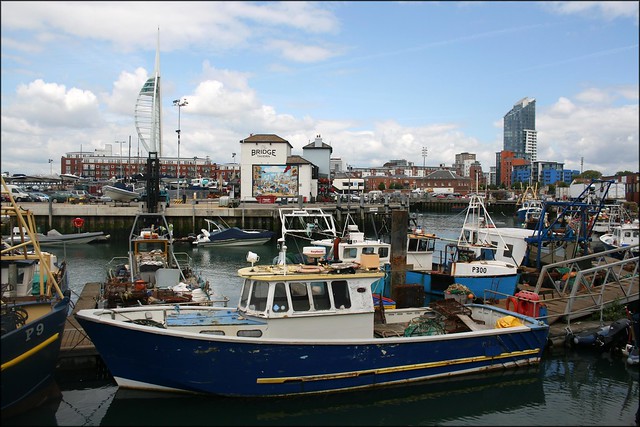 Fishing boats at Portsmouth
