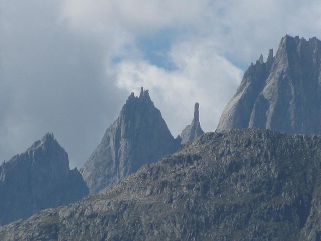 Rock towers of the Fusshörner