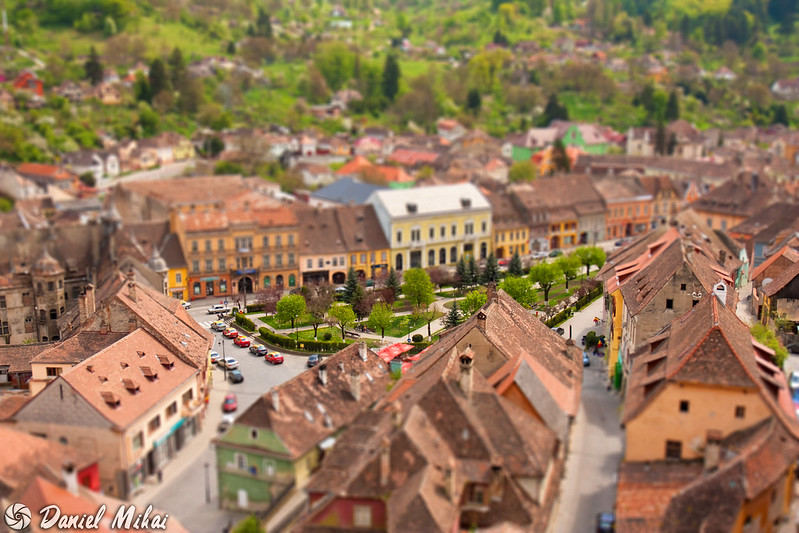 Miniature town by Daniel Mihai
