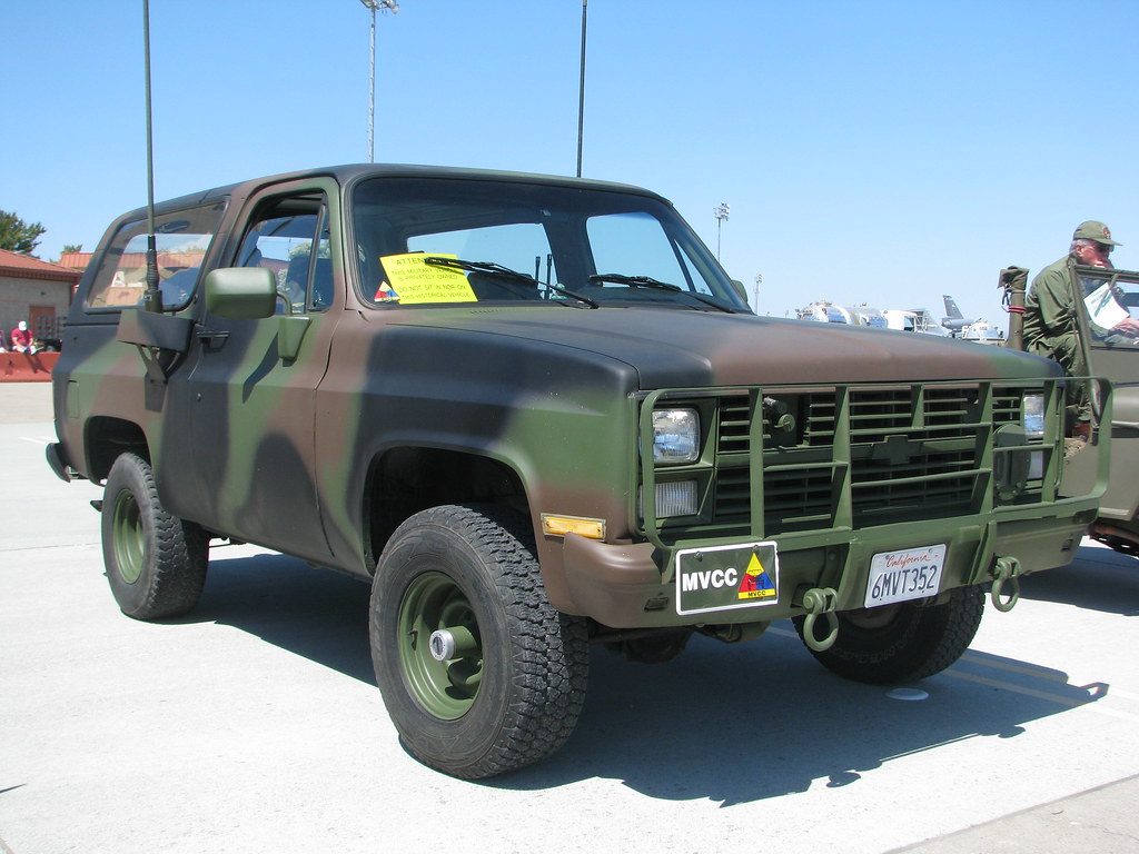 unrelated tool bolt 1984 Chevrolet Blazer M1009 Radio Truck with trailer 1 | Flickr
