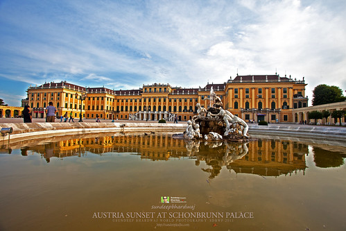 world schönbrunn vienna sunset heritage austria landscapes site tour palace unesco at