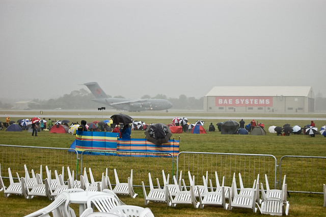 C-17A in the rain