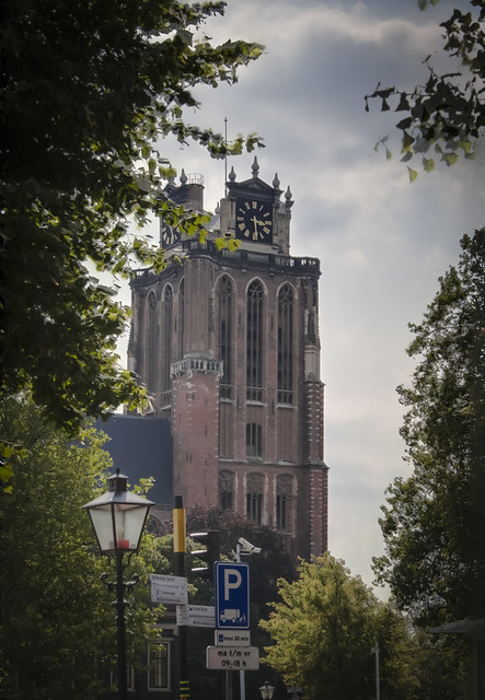 The tower of the Grote Kerk Dordrecht
