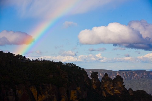 3 Sisters and a Rainbow | IMG_6193 by Xunliang Lin, beautiful.new wales south australia nsw