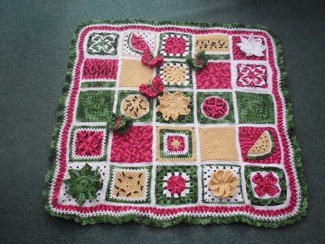 SIBOL 78 'Watermelon Dreams' Squares made by wiLDaBoUtCoLoR! Thank You!