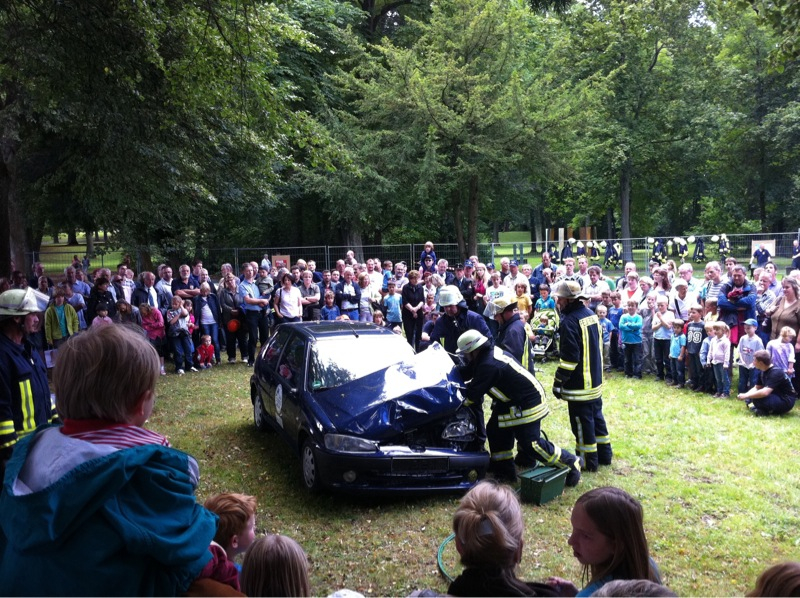 Vorführung beim Feuerwehrtag