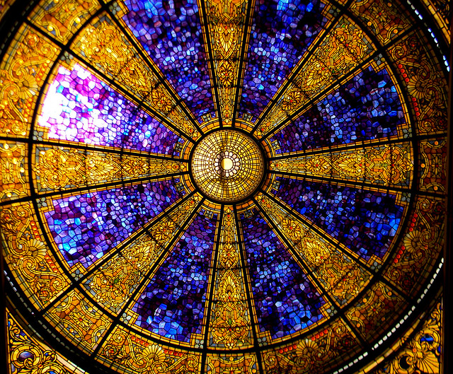 stained glass dome