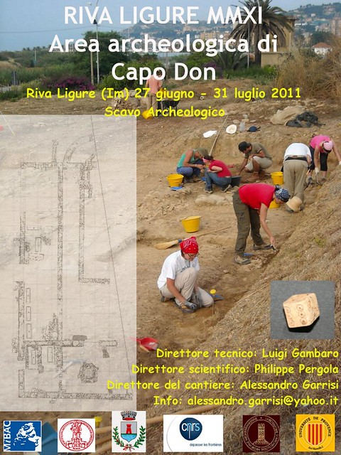 Italia - Capo Don, a Riva Ligure (Impero): Sono aperte le adesioni alla campagna di scavo del sito tardoantico (2011).