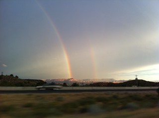 Double Rainbow near Hurricane, Utah