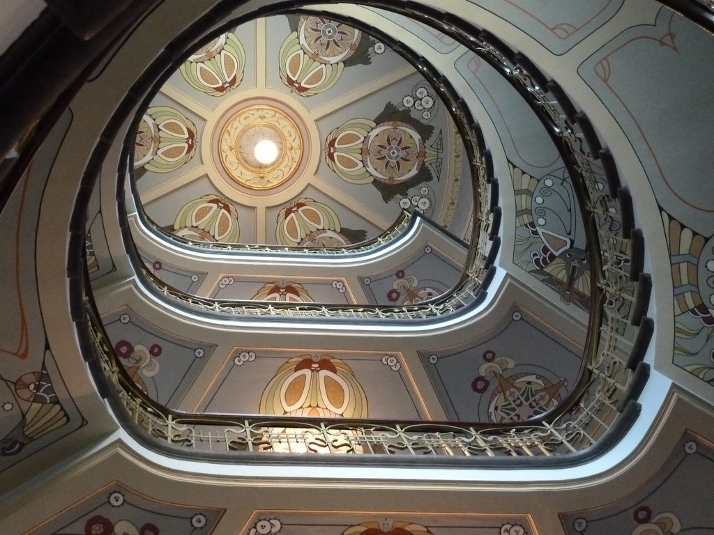 Riga, Latvia, Art Nouveau Museum, Spiral Staircase (in Explore 8/5/11) by Mary Warren 20.8 Million Views