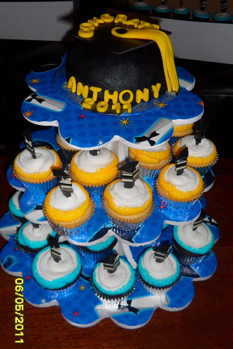 graduation cupcakes | by luvnina79