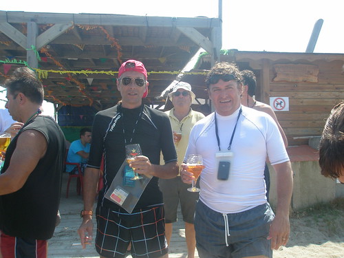 Travessa Alcanar-Calafell 2011. Dinar a l'Illa de Buda. 30 de juliol 2011.