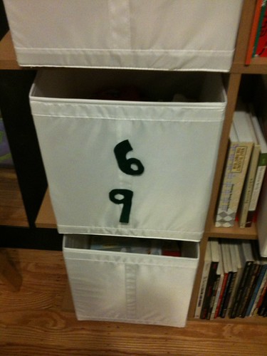bin with 6-9 month clothes | by supafly