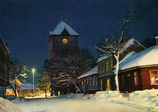 Trondheim. Schultz's gate med Vår Frue Kirke