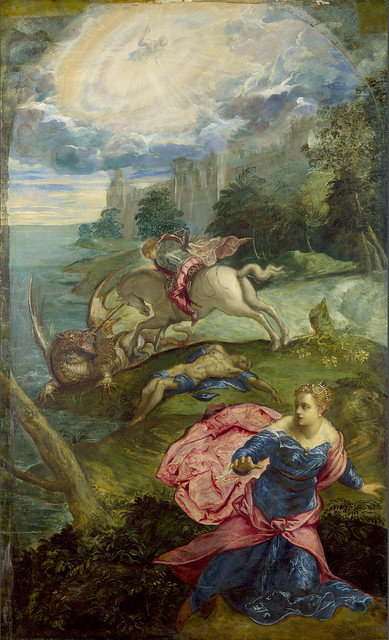 Tintoretto - Saint George and the dragon (1555)