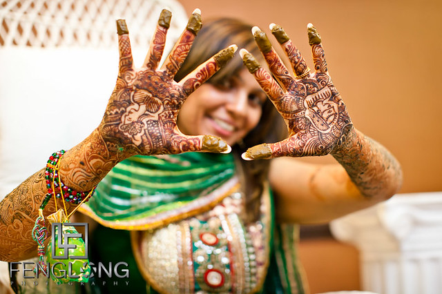 Bride's Henna Hands | Shamz & Sana's Wedding Day 1 | Hyatt Place Atlanta Airport South | Atlanta Indian Photographer