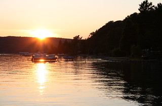 Sunset at Crystal Lake