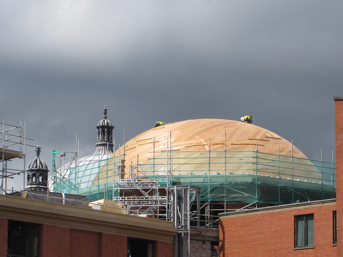 The Bramall Music Building: The dome takes shape August 2011