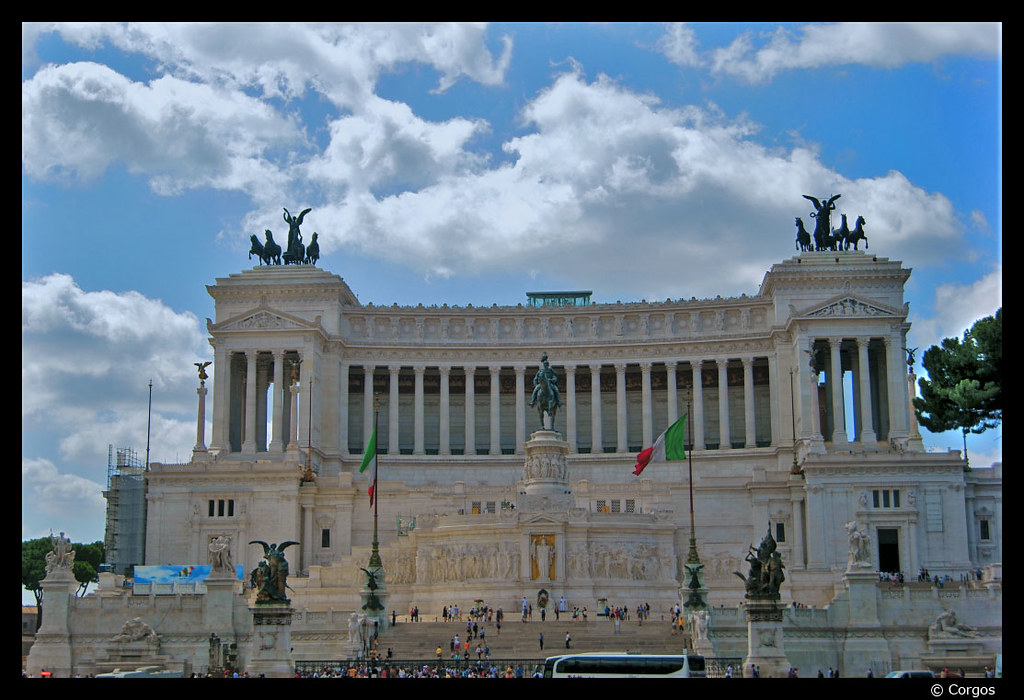 Detalle Monumento Victor Manuel II en Roma