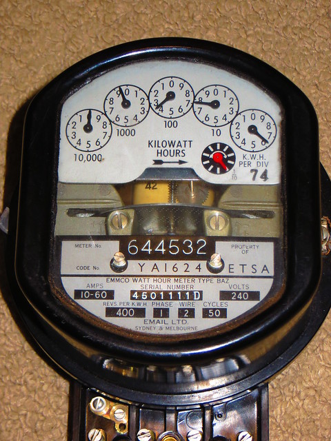 Taking apart an old Electricity Meter!