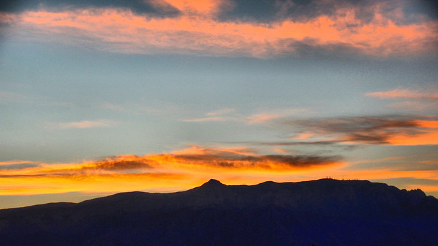 Sunrise,  Sandia Mountains
