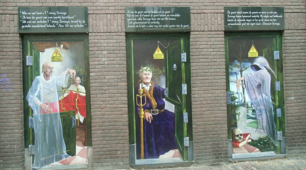 Graffiti in de Walstraat in Deventer (the Neth.)