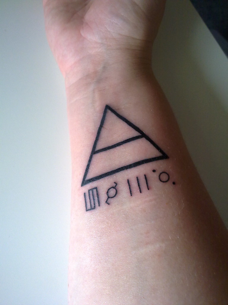 Order of the triad tattoo of mine. Next in line, S.P.H.I.N.X logo 😬 :  r/venturebros
