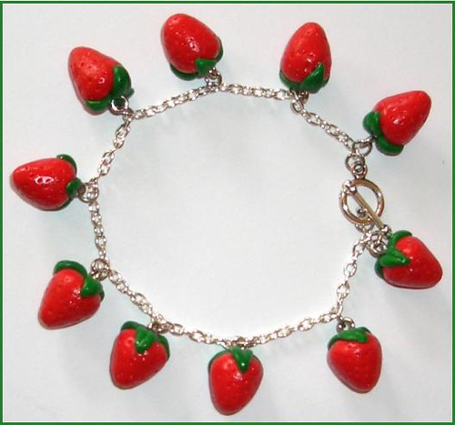 Strawberry Charm Bracelet