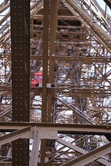 Eiffel Tower - red elevator