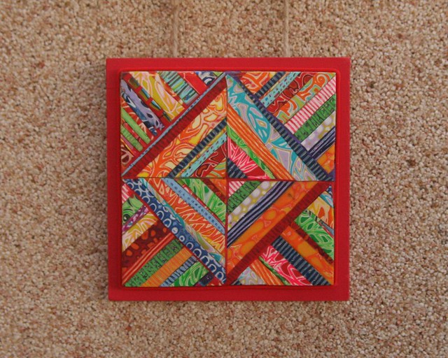 Polymer clay Quilt 771