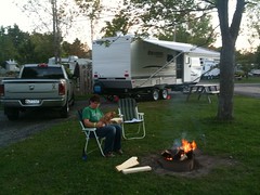 1st camping with Travel trailer