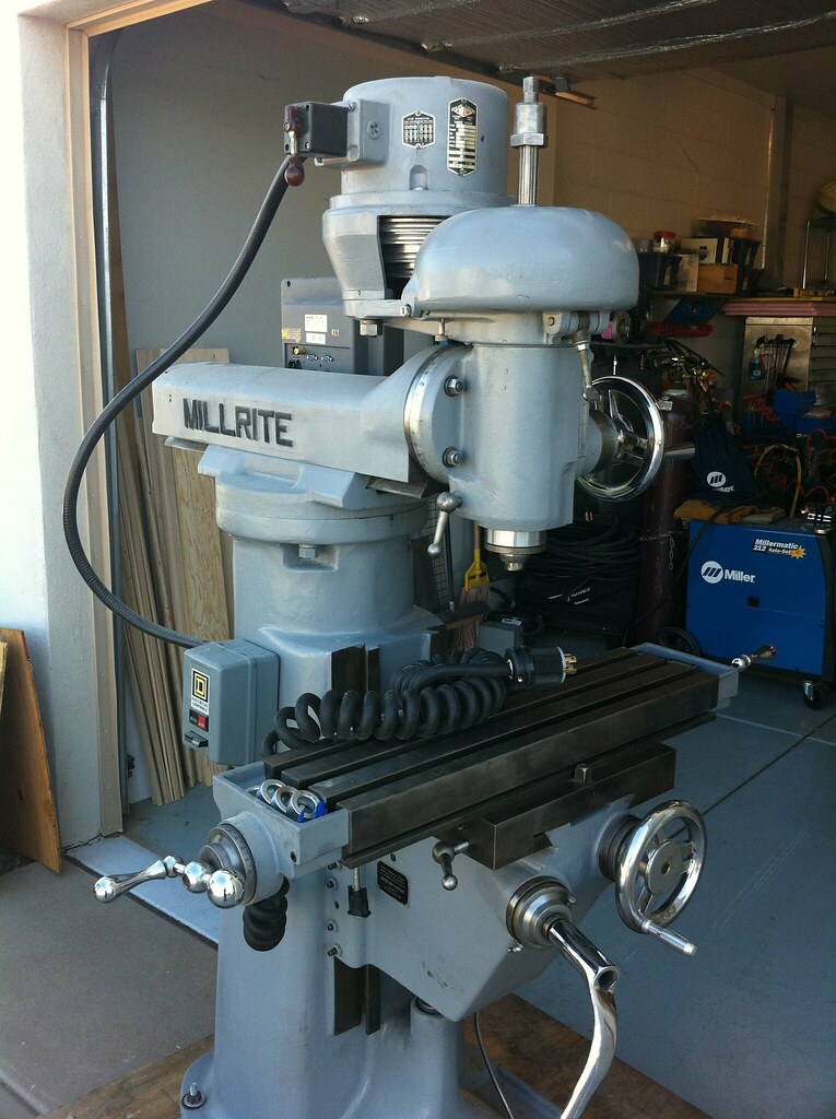 Burke Millrite milling machine | suicideking15 | Flickr