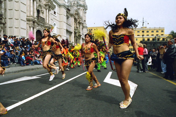 Peru Travel Photography Reisfotografie Lima San Pedro Procession Peru.232 by Hans Hendriksen