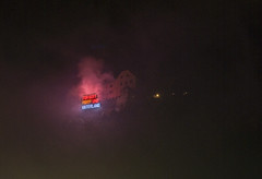 Feuerwerk vor Schloss Vaduz