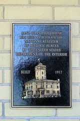 Sand Hills Lighthouse Commemorative Plaque (Keweenaw County, Michigan)