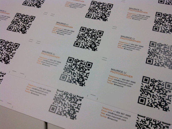 QR Code Business Cards? PacBlue Printing can help!