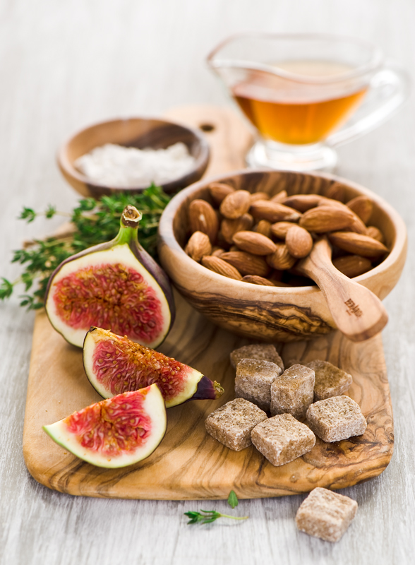 ingredients for tart with figs