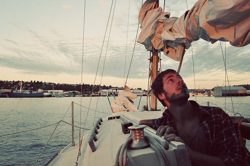 sunset water boat media sailing mammoth lakeunion sailor washinton