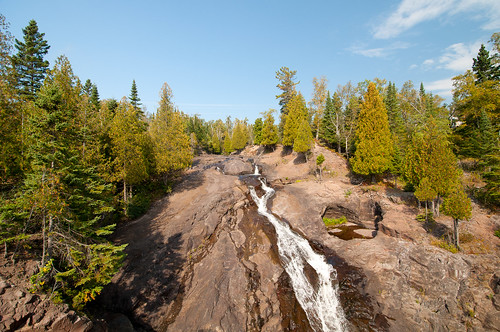 minnesota waterfall day canyon clear lakesuperior crossriver