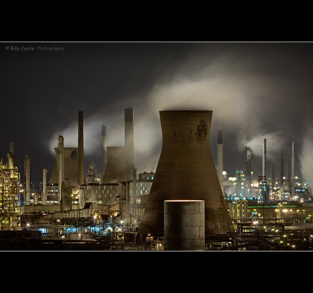 Grangemouth Petrochemical Plant by Billy Currie