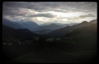 sunset in Berchtesgaden